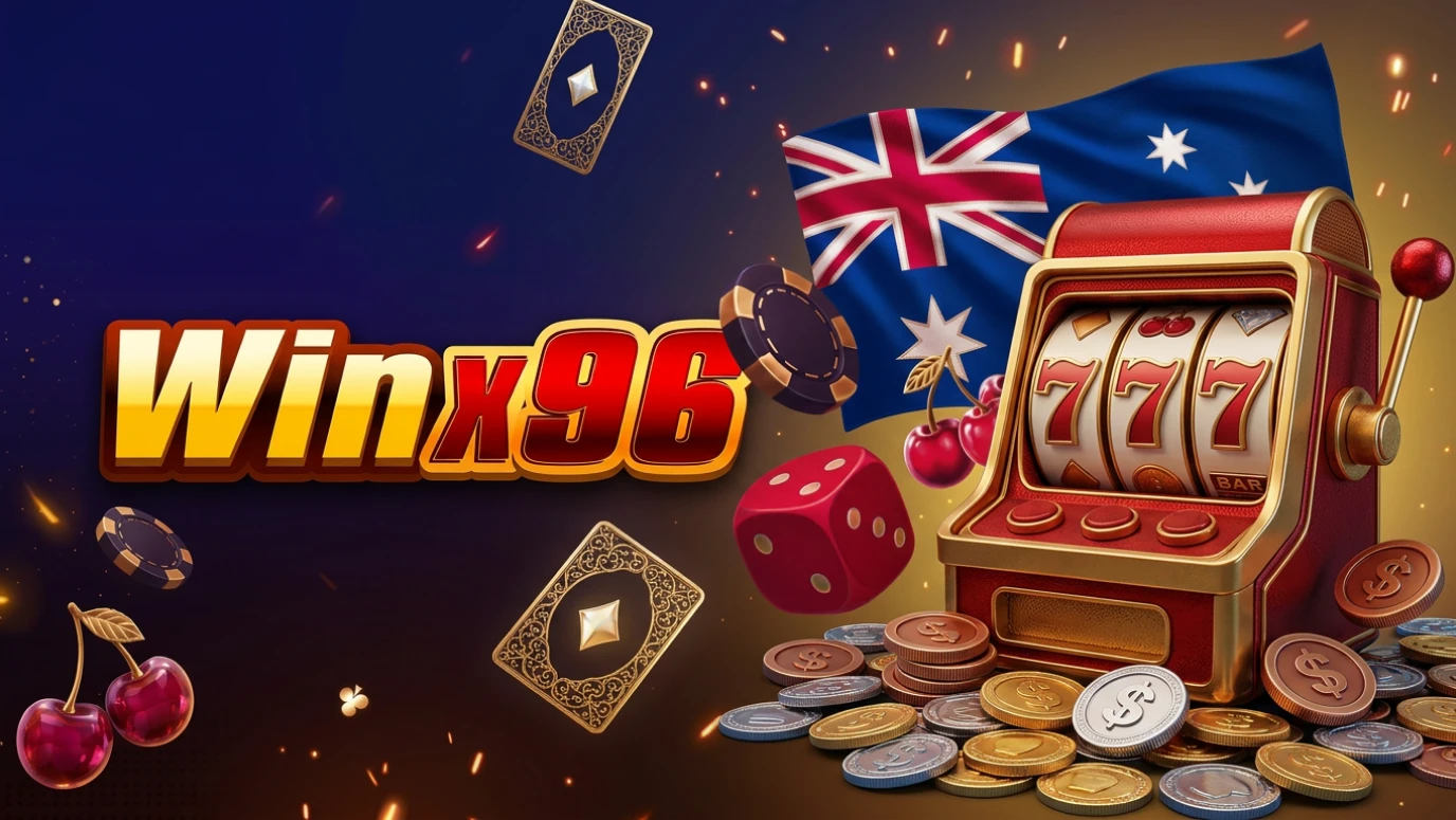 Winx96 banking page showing PayID, POLi and card payment options for Australian players