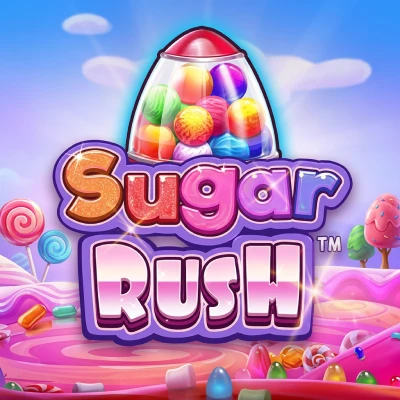 Sugar Rush cluster-pays pokie tile in the Winx96 game lobby
