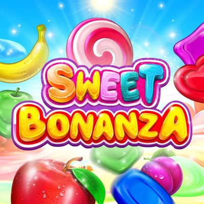 Sweet Bonanza online pokie game tile available at Winx96 Australia